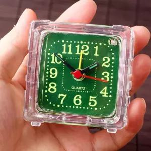 고퀄리티   미니 7x7x3.5cm 탁상자명종시계 클래식 시게 탁상시계