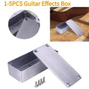 1-5PCS 기타 효과 페달 박스 (나사 포함) 스톰프 알루미늄 인클로저 악기 키트
