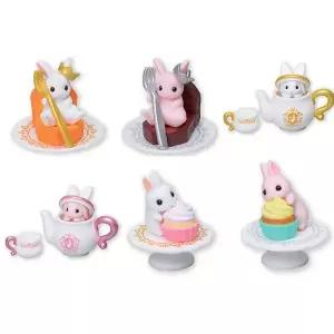 [이앤오]확정가챠 캡슐뽑기 찻잔속 귀여운 토끼 6종 세트 피규어