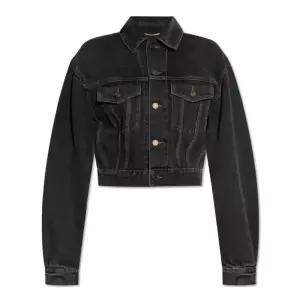 [롯데백화점]생로랑 라프리마 생로랑 80S 숏 데님 자캣 780231 Y07TE 3962