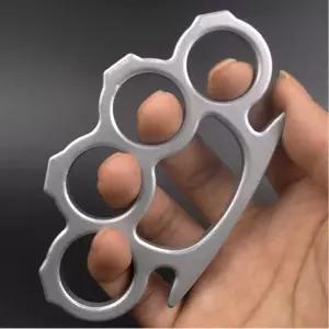 밤길 안심 여성 호신용품 휴대용 너클 메탈 실버 너클링 호신용무기 자기방어