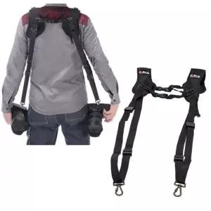 [골드스마일]조끼 카메라 촬영 DSLR 슬링 사진 더블 스트랩