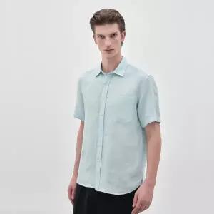 [롯데백화점]인디안 린넨 스트라이프 셔츠 MUENS5M323175