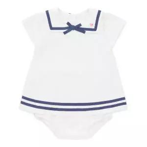 [롯데백화점]블루독베이비 IV) 클린 세일러 드레스 46313-400-03 4631340003 출산백일돌선물