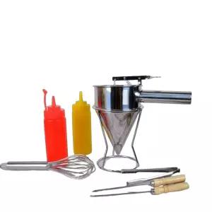 반죽 주입기 생크림 스테인리스 깔대기 붕어빵 다용도