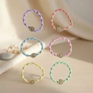 여성 엷은 꼬임 클래식 큐빅 트위스트 트윙클 헤어밴드