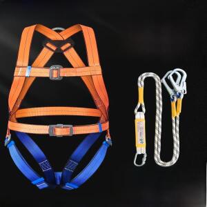 르？？ 5점식 안전벨트 이중 고소작업용 국가표준 전신 에어컨 버퍼 세트