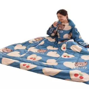 입는 이불 대형 겨울잠 토끼 후드담요 담요 차박 귀여운 팔