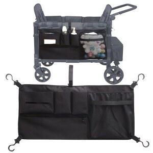 WONDERFOLD 왜건 호환 모든 시리즈 수납 네트 액세서리용 공간을 있는 오거나이저 접이식 분류 포켓이 넓은 카고 모델과 위한 유모차 메시