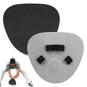 KJOET 26 23 4cm 야구 수비용 그로브 포구 강제 개선, 포수 트레이닝 그로브, 내구성 있는 폼, 수비 플랫 내구성이 뛰어난 검은색 10대 내야 초보자 연습용 라이트 소프트 유스 소프트볼, 플랫볼