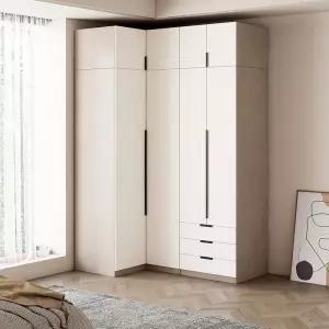 수납 코너형옷장 사이드 서랍 틈새 장롱 조립 캐비닛