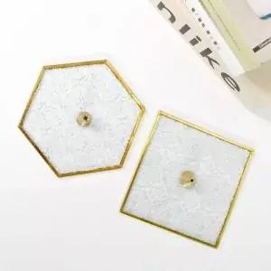 [RIZPICK]골드 유리 인센스콘 인센스 콘 향받침대 스틱 홀더 티