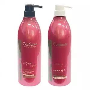 2종세트 컨퓸 아주까리 D 950ml 샴푸+린스 과일나라