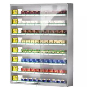 알루미늄 잠금장치 담배진열장 편의점 카운터 5단 캐비닛