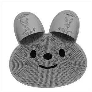 흡착식 발 닦는 매트 실리콘 샤워 스크럽 브러쉬