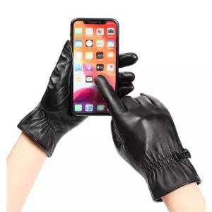 여자 주름 패션 손목 외출 가을 장갑 겨울 양털 양가죽 모임 운전119241