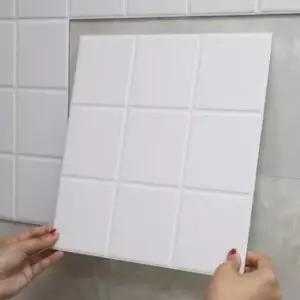 와이그레이스 diy 접착식 타일시트지 셀프시공 주방 10장