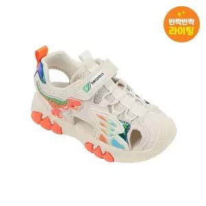 [보리보리/토박스]다이노솔즈 정글 티라노 샌들 키즈 베이지 DNKCG1TSJT11BEI