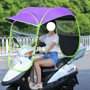 어닝 대형 바람막이텐트 스테인리스 캐노피 커튼 가리개 7세대 실버 코팅 퍼플 후사경 포함123344