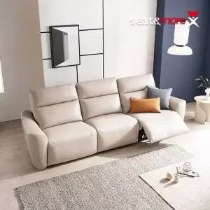 [시트앤모어]시그널 3모터 이태리천연통가죽 경추 리클라이너 소...