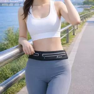 초슬림 러닝벨트 스포츠 힙색 마라톤 등산 허리가방 벨트백
