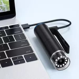 두피카메라 진단기 블랙 현미경 유분 모니터 유선 확대경