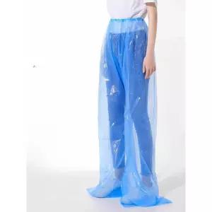 비닐 바지 바이크 일회용 배달 장마 가슴 장화 비옷 투명