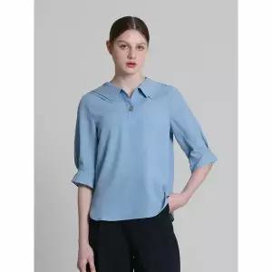 [하프클럽/아날도바시니]쿨링 폴리 7부 블라우스