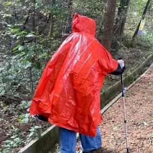 휴대용 비상용 은박담요 우비 오렌지 판쵸우의 은박담요 등산용우비