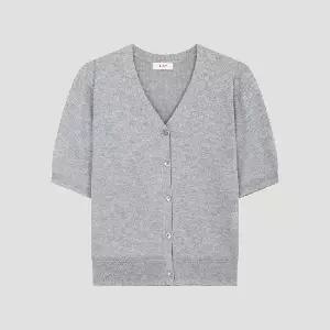 [롯데백화점]리스트 퍼프 슬리브 니트 가디건 (TSKCDP62070)