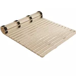 롤링 우드 매트 저상형 프레임 나무깔판 여름 침대 패드