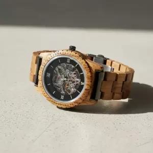 보우드 VOWOOD 이터니티 지브라 나무 손목시계 남성용 우드워치 M