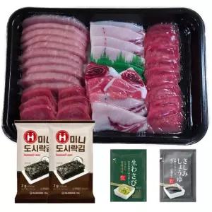 이츠튜나 손질이 필요없는 냉동 참치회 슬라이스 모둠 실속형 세트