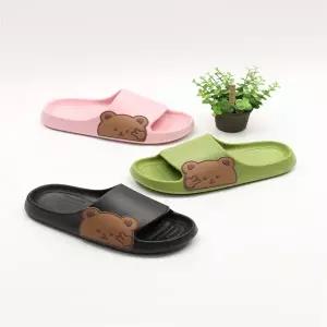 여성 곰돌이 슬리퍼 사무실 실내화 106226