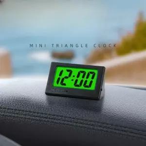 차량용 시계 야광 통풍구 자동차 대시보드 방수 전자 화이트