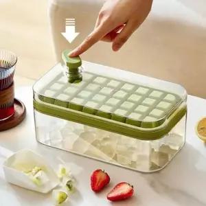 냉장고용품 원터치 푸쉬 얼음틀 아이스트레이 간편 얼음 만들기