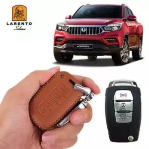 차량용키커버 렉스턴스포츠칸 차 키케이스 자동차 키커버 천연가죽