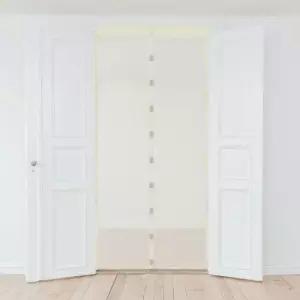 방충문 현관방충망 자석 출입구 여름 문방충망 베이지