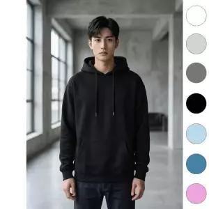 [RIZPICK]WL 유니바운드 후드티 오버핏 커플티 루즈핏 단체복 캐주얼룩 무지