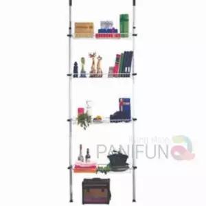 [생활] 수납행거 선반 앵글행거 수납선반 스탠드옷걸이 선반행거 베란다 4단