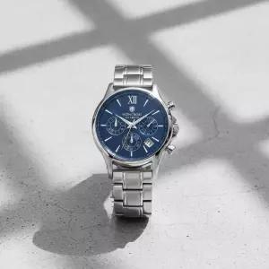 몽크로스 남성 크로노그래프 메탈 손목시계 MS3870M-BL 41mm