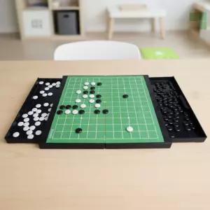 명인랜드 자석식 미니 바둑 보드게임 오목 폴더형 소형 휴대용 접이식 (M-056)