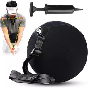 골프 트레이닝 보조 도구 스윙 트레이너를 위한 스마트 볼 팔 사이의 - 커넥터 행거 연습 장비 풍선