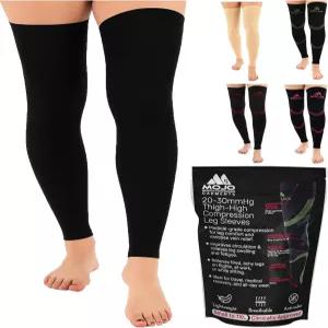 남녀용 Mojo 20-30mmHg 압박 허벅지 하이 슬리브 - 정맥류 순환 및