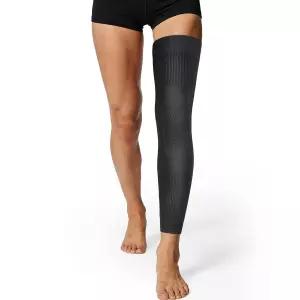 다리 압박 슬리브 - 허벅지 무릎 종아리를 덮는 전신 스포츠용으로 제자리에 고정 부드럽고 신축성 있어