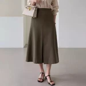 (뮬랑) M. 플랜 린넨 슬릿 스커트 (2col)[스커트E0310R01]