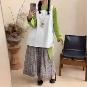 볼사스 여자 캐주얼 나시 탑 스트링 조끼 민소매 솔리드 라운드 ADOR1