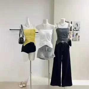 볼사스 여친 캐주얼 여름 나시 패드 조끼 끈 ADOR2