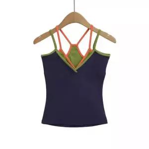 볼사스 조끼 나시 슬림핏 탑 여친 하계 캐주얼 이너 투피스 페이크 ADOR2