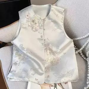 볼사스 여자 캐주얼 시크한 럭셔리 나시스타일 조끼 ADOR1